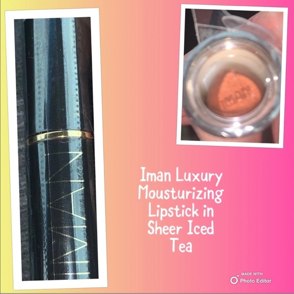 4/$14🌺 Iman Luxury Moisturizing Lipstick in Sheer Ice Tea - Picture 1 of 5